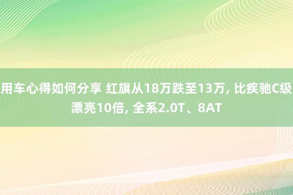 用车心得如何分享 红旗从18万跌至13万, 比疾驰C级漂亮10倍, 全系2.0T、8AT